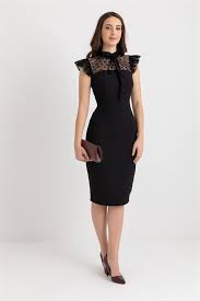 Yaka Tul Kalem Abiye Siyah The Dress Elbise Modelleri Elbiseler