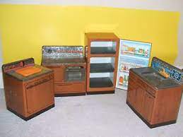 Add to my wish list. 60s Metal Life Size Toy Kitchen Set Stove Sink Refrigerator Rite Hite On Popscreen