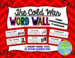 Cold War Word Wall Word Wall Cold War Words