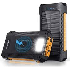 Our solar, wind, and inverter power system battery banks feature high quality universal battery products. Buy Solar Power Bank 30000 Mah Wireless Portable Charger Solar Panel External Battery Type C 5v Dual Usb With Led Flashlight Waterproof Dustproof Shockproof Compatible With Ios Android Yellow Online In Germany