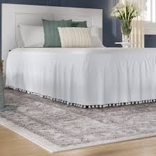 Designed to conceal unsightly box springs or bed frames, this bed skirt also provides smart storage options under the bed. Red Barrel Studio Haraway 16 Bed Skirt Reviews Wayfair