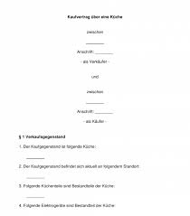 Kaufvertrag Kuche Muster Vorlage Word Und Pdf