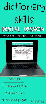 This may be either on high quality, specialized service, or an original product or service or a combination of all three points. Digital Dictionary Skills Lesson And Practice Dictionary Skills Digital Lessons Elementary Reading Activities