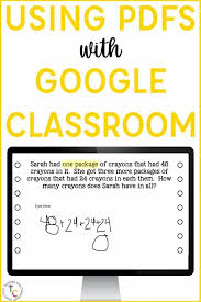 Using Pdfs In Google Classroom Tales From Outside The Classroom In 2020 Google Classroom Classroom Google Classroom Tutorial