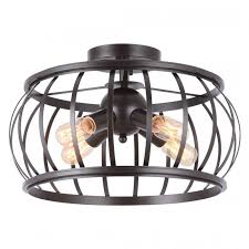 4 Lights Semi Flush Mount Ceiling Light