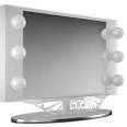 M - Starlet Lighted Vanity Mirror - Gloss White