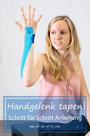 Kinesiologie Tape Am Handgelenk So Klappt S We Go Wild