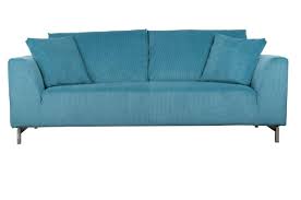 Purchase washing sofa cushion covers up to 79 off. Sofa 3 Sitzer Dragon Rib In Blau Von Zuiver Mit Cord Stoff