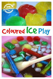 Coloured Ice Activity Bin Activities For Kids Kids Activities Blog Activities