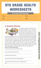 Is this a healthy food? 6th Grade Health Worksheets Grade 6 Worksheets Free