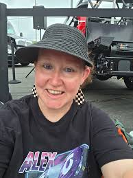 Alex at Watkins Glen 💜🏁