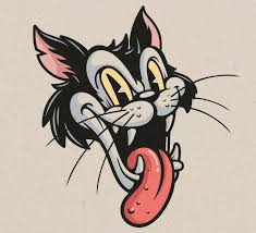 Sticker Cartoon Tattoos 1930s Cartoons Vintage Cartoon