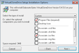 Installing and setting up virtual clonedrive includes choosing which file types to associate with the program, if any, on a compact settings dialog tab that includes language choices. Quick Tip Mount Iso Files With Virtual Clonedrive Techrepublic