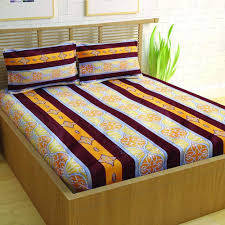 Black And White Bed Sheets Online India Cotton Basic 144 Tc Floral Double Bedsheet With 2 Pillow Covers Divine Casa Bedding Beddingsets Beddingst Designer Bed Sheets Bed Sheets Bed Sheet Sizes