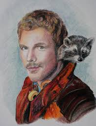 Peter Quill Drawing 2024