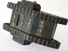 Horace Shaw Tank Bank modelled