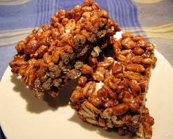 Puffed Wheat Cake Ou Carres Chocolates Au Ble Souffle Dessert Rapide Recette Ble