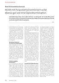 Wenn das fieber sehr hoch steigt, hinweise für eine sekundärinfektion vorliegen oder die beschwerden länger als 3 tage. Nsar Mit Paracetamol Kombiniert Wirkt Ebenso Gut Wie Eine Opioidkombination Rosenfluh Ch