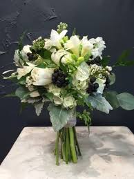 A wide variety of white and red wedding bouquets options are available to you, such as occasion, type. Wedding Bouquet Silver Leaf Eucalyptus Black Ivy Berries White Freesia White Wax Flower White Hydrangea White Wax Flower Flowers White Wedding Bouquets