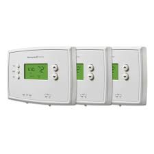 Original honeywell tstat set up: Honeywell Home 5 2 Day Programmable Thermostat With Digital Backlit Display 3 Pack Rth2300b38 3pk The Home Depot