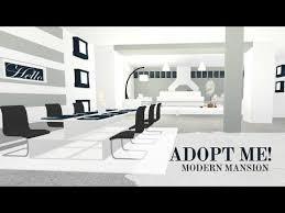 Adopt Me Modern Mansion Speed Build 1 Part Youtube In 2020 Modern Mansion Futuristic Home Luxury House Plans