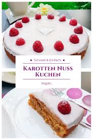 Backpulver und eine entsprechende kastenform verwenden. Saftiger Karotten Apfel Nuss Kuchen Mit Zuckerglasur