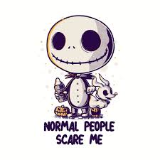 The emmy® nominated series based on sally rooney's best seller, all episodes now streaming. Normal People Scare Me Jack Skellington T Shirt The Shirt List