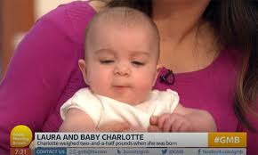 Maybe you would like to learn more about one of these? Laura Tobin Introduces Baby Charlotte On Good Morning Britain Hello
