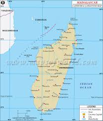 It is usually very hot there and very humid. Madagascar Latitude And Longitude Map
