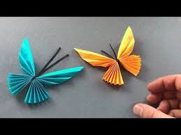 Origami Schmetterling Basteln Mit Papier Bastelideen Fur Geschenke Deko Youtu Blumen Basteln Aus Papier Blumen Basteln Mit Kindern Origami Schmetterling