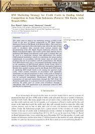 Maybe you would like to learn more about one of these? Pdf Bni Marketing Strategy For Credit Cards In Dealing Global Competition In State Bank Indonesia Persero Tbk Banda Aceh Branch Office