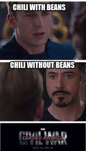Meme Creator Funny Chili With Beans Chili Without Beans Meme Generator At Memecreator Org