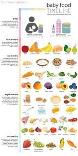 Baby Food Timeline Part 1 Baby Food Timeline Baby Food Chart Baby First Foods