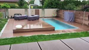 Vollautomatische Begehbare Poolabdeckung 8 5 X 4 0 M Pool Landscaping Backyard Pool Swimming Pool Architecture