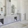 Double sink vanities can make your bathroom become more functional, spacious and different. 3