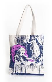 Alice In Wonderland Tote Bag Book Tote Bag Tote Bag Tote