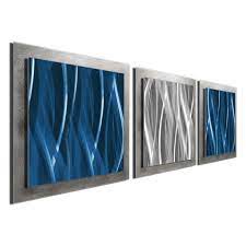 Maybe you would like to learn more about one of these? Modern Metal Wall Art Blue Silver Essence 38x12 In Contemporary Decor Cool Tones Metal Artwork Masculine Art Blue Art Walmart Com Walmart Com