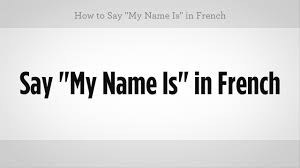 Listen and learn how to say black correctly with julien, how do you pronounce free pronunciation audio/video tutorials. How To Say My Name Is In French French Lessons Youtube