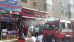 حريق هائل في مطعم بالإسماعيلية