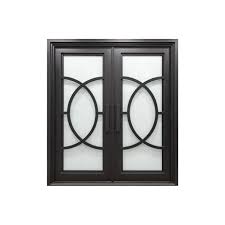 Nova Royal Series Wrought Iron Custom Exterior Door Style 053