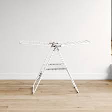 It folds flat and down to a very compact size (just 10 inches by 10 inches). Clothes Drying Racks Clotheslines Wayfair
