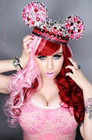 Pin By Georgina On Brides With Coloured Hair Pink Hair Half And Half Hair Punk Hair