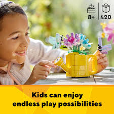 Amazon.com: LEGO Creator 3 in 1 Flowers in Watering Can Building Toy Set