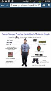 Permainan kim pandu puteri tunas. Peraturan Pakaian Seragam Pengakap Pusat Sumber Smk Seri Jempol