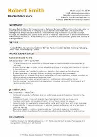 store clerk resume samples qwikresume