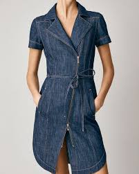 A Denim Dress Never Goes Out Of Style Discover Denim For Her On Armani Com Everyday Fashion Outfits Denim Dress Outfit Denim Dress