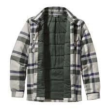 Black And Grey Flannel Shirt Patagonia Men S Insulated Fjord Flannel Jacket Mens Flannel Jacket Flannel Jacket Mens Fashion Fall Outfits