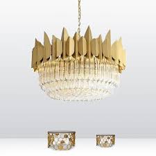 Guaranteed low prices on all modern lighting, furniture and accessories + free shipping on most orders! Luxury Crystal Chandelier Large Hotel Lobby Chandelier Post Modern Gold Brass D600mm D800mm Chandelier W8415 600 Modern Lighting Manufacturer