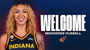 Indiana Fever Sign Center Mercedes Russell