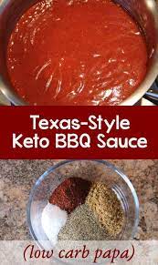 Not Too Sweet Not Too Tart This Texas Style Bbq Sauce Has No Sugar Added And Is Erythritol And Stevia Ba Keto Bbq Sauce Low Carb Keto Recipes Low Carb Keto